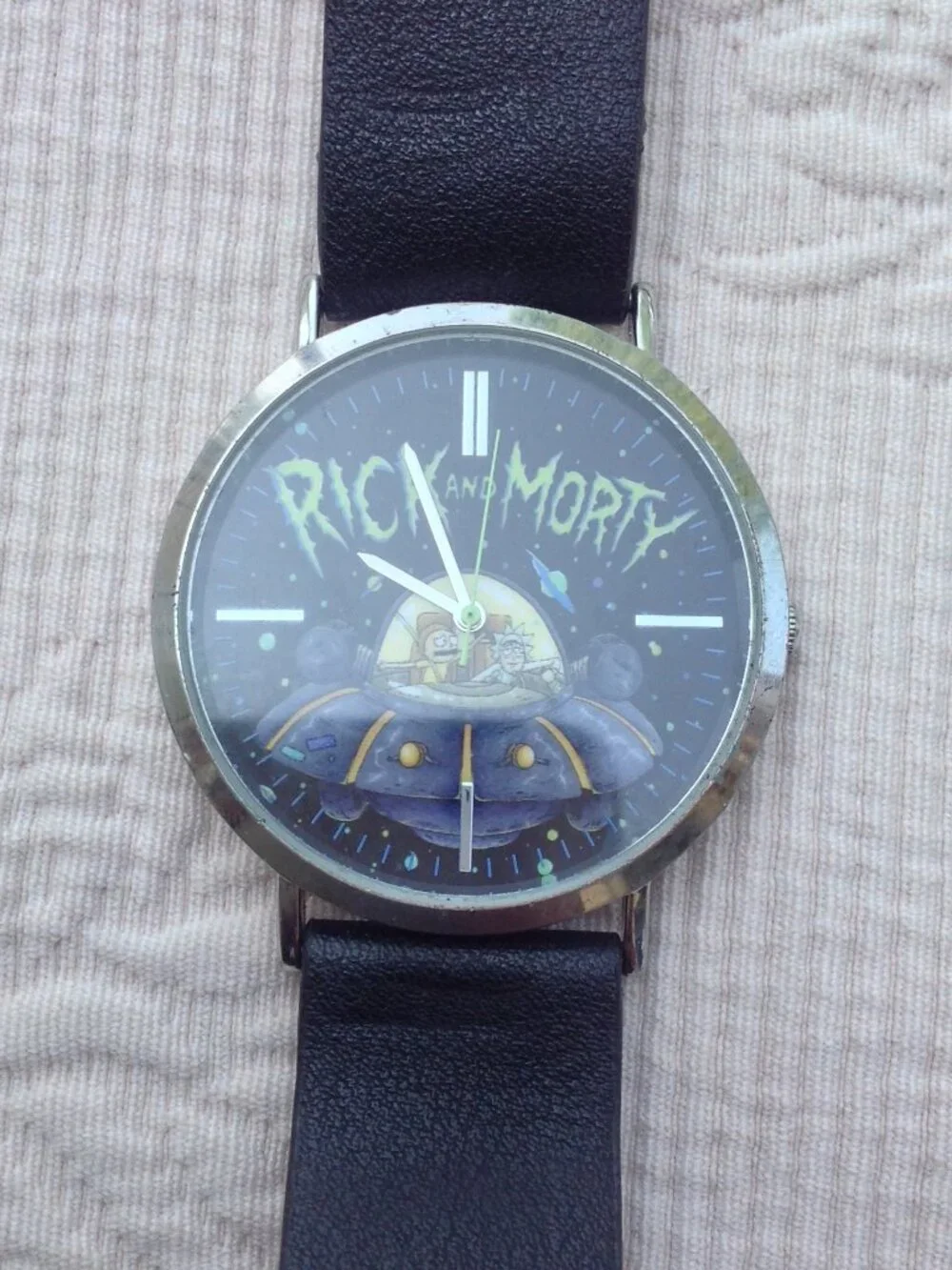 Rick & Morty Adult Swim Accutime Watch Co Wrist Watch Collectible Memorabilia